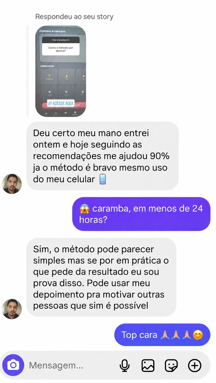 Depoimento real de usuário do Método Bet Free IA